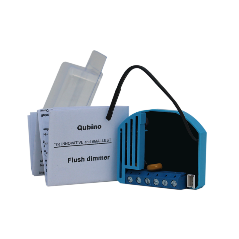 Qubino Flush Dimmer - встраиваемый регулятор управления осветительными приборами
