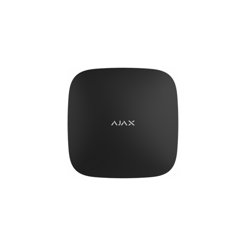 Ajax Hub - интеллектуальная централь системы безопасности c GSM и Ethernet. Цвет черный
