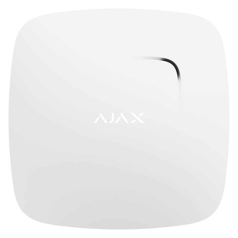 Ajax FireProtect Plus - беспроводной дымо-тепловой датчик с сенсором угарного газа и сиреной. Цвет белый