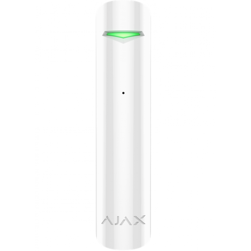 Ajax GlassProtect - беспроводной датчик разбития стекла. Цвет белый